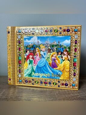 Disney World Parks princess autograph & keepsake & photo album book